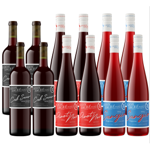 Union Sacr Cabernet Sauvignon/Pinot Noir/Sangio (12 fl.) - med fri fragt