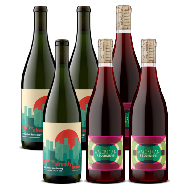 Field Recordings - kasse med pinot og chardonnay (6 fl.)