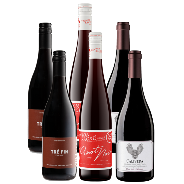 Californisk pinot-kasse (6 fl.)