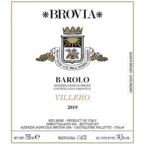 Brovia Barolo Villero 2019
