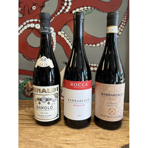 Guiseppe Rinaldi, Tre Tine, Barolo 2019 - Pakke 