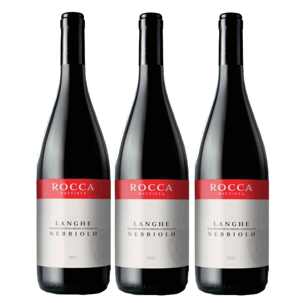 Rocca fu Batista Langhe Nebbiolo, 2022 (3 fl.)