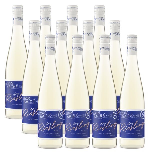 Union Sacr�, Dry Riesling 2023 (12 fl.) fri fragt
