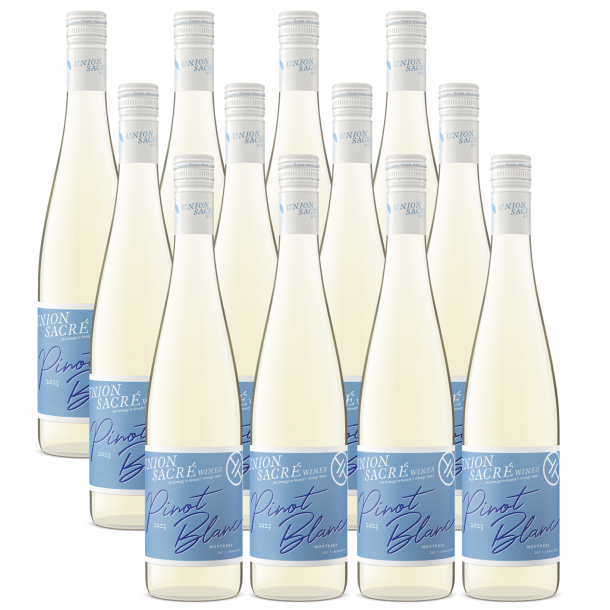 Union Sacr�, Pinot Blanc 2023 (12 fl.) fri fragt