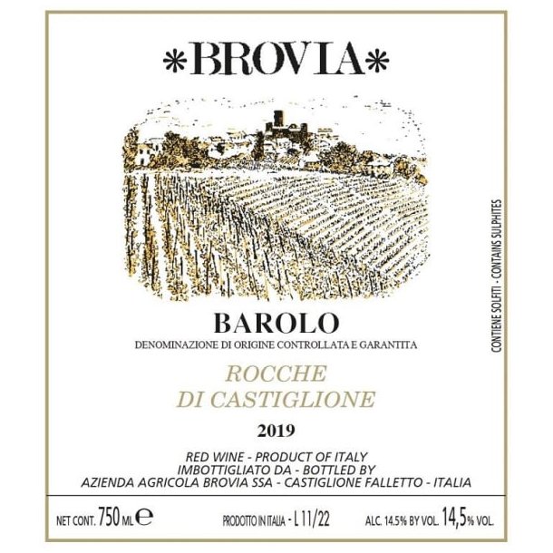 Brovia Barolo Rocche Di Castiglione 2019